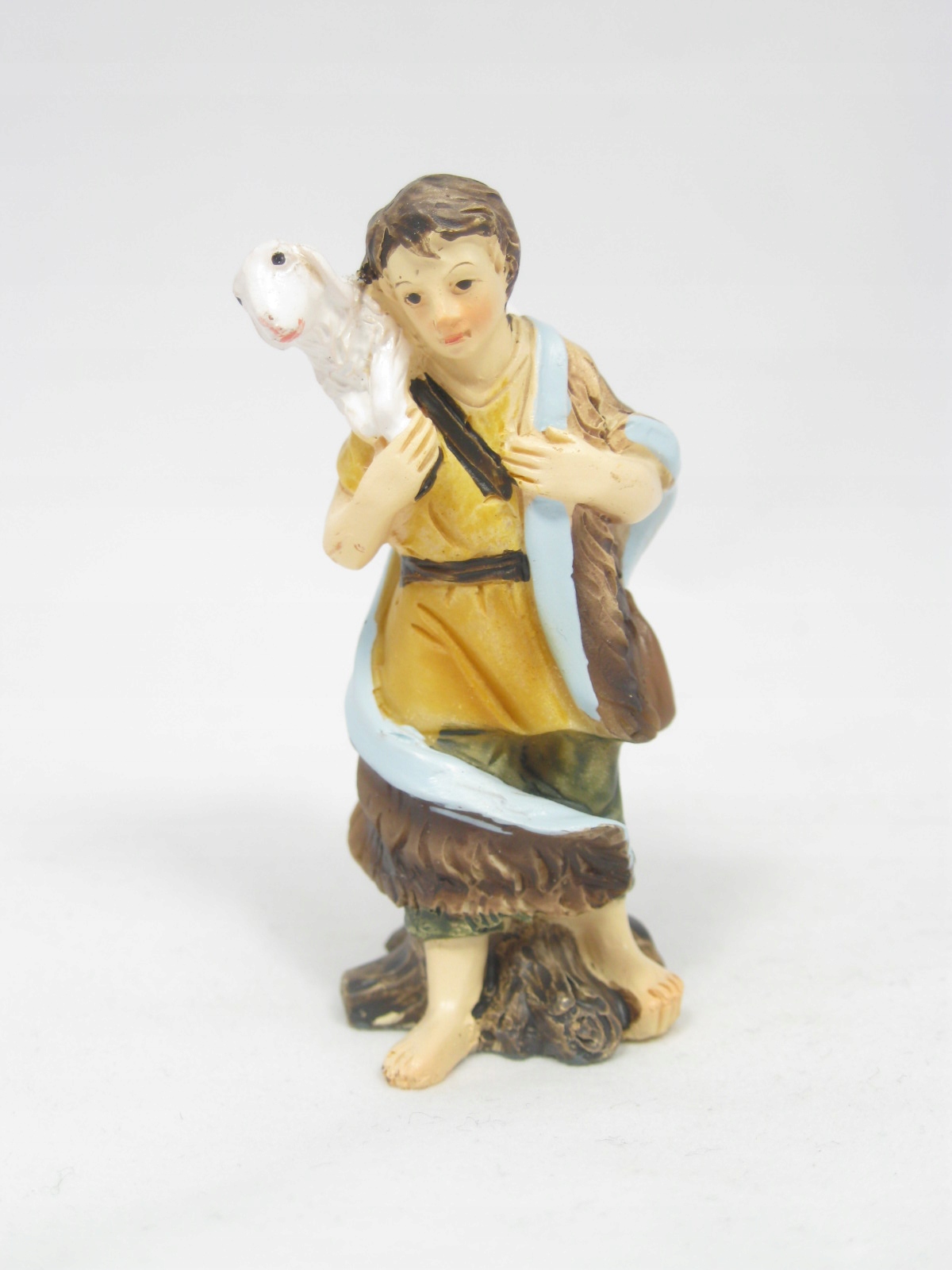 Pasterz z owcą- 6,5cm wys./ do figur o wys. 7cm Motyw postać