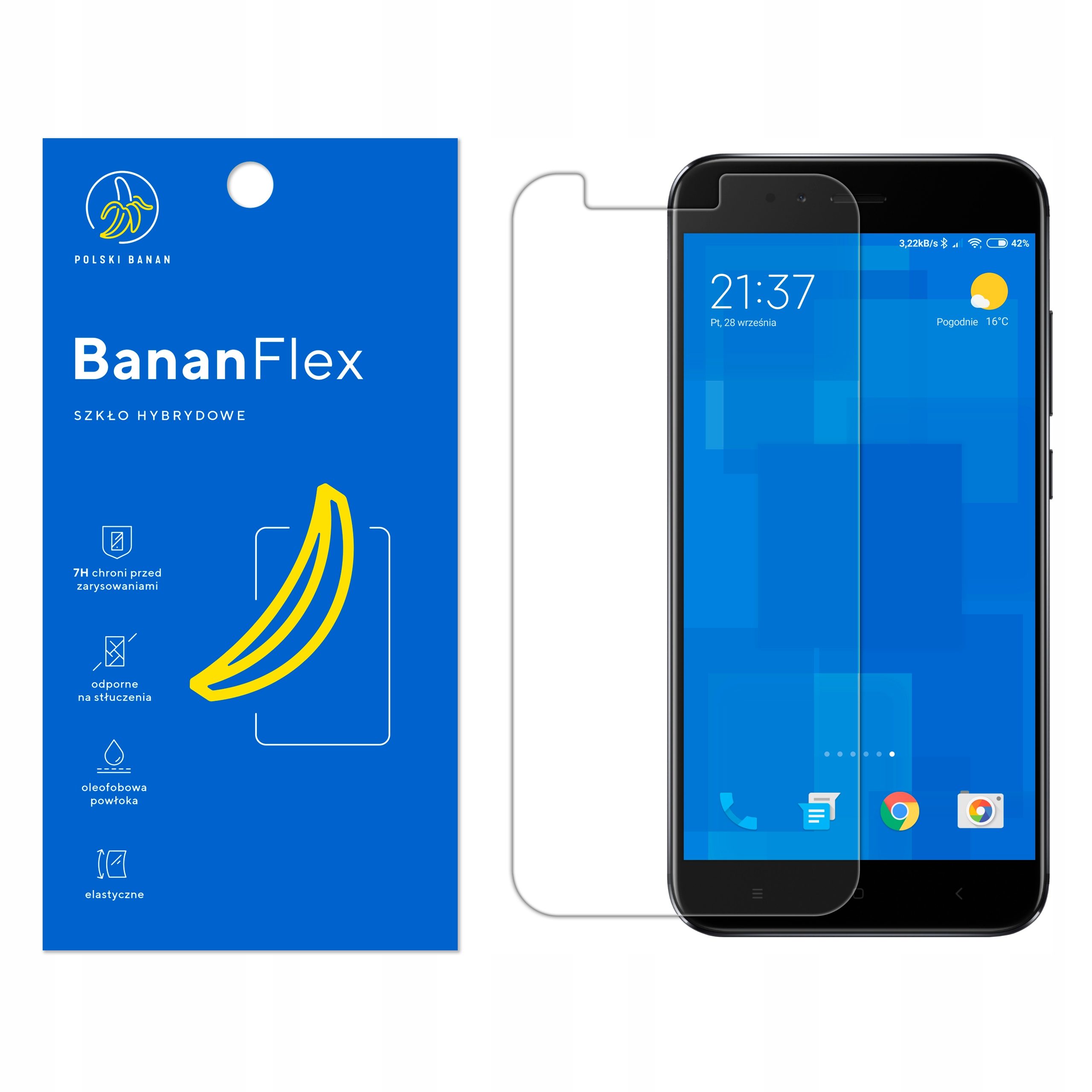 

Szkło Hybrydowe 7H do Xiaomi Mi 5X / Mi A1