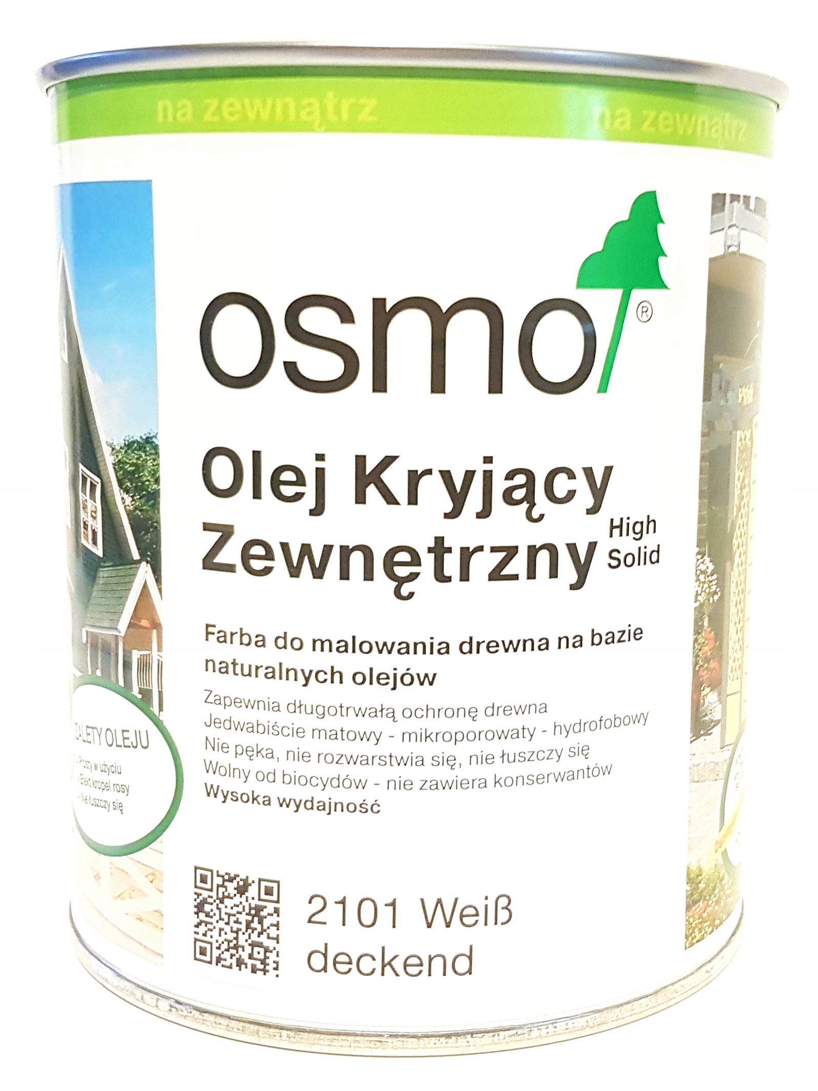 

Osmo 2101 Olej Kryjący Zewnętrzny 2,5l Biały