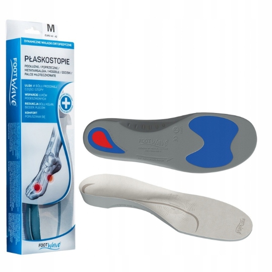 WKŁADKI na PŁASKOSTOPIE podłużne poprzeczne 42-43