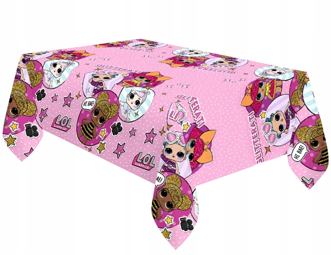 OBRUS FOLIOWY LOL SURPRISE URODZINY-1,2x1,8m-8600