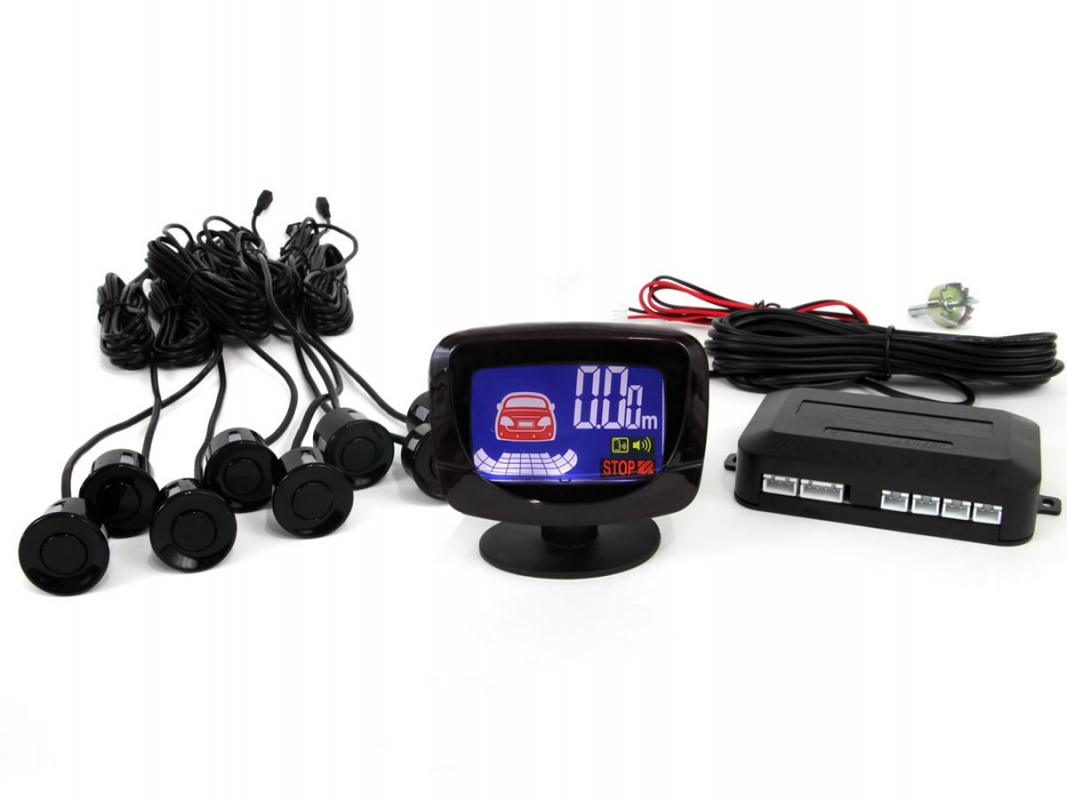 Датчики парковки заднего хода спереди + сзади X8 LED-GRAF