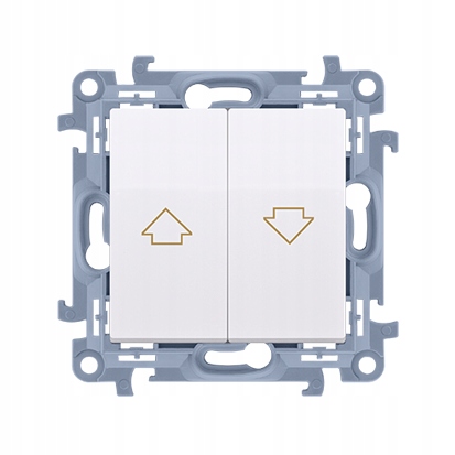 SIMON 10 PRZYCISK ŻALUZJOWY ROLETOWY BIAŁY