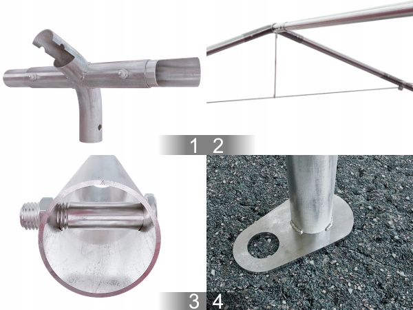 6x10m 2-3,09m Namiot ogrodowy pawilon uniwersalny Szerokość 6 m