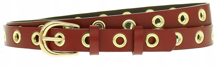 

Pasek damski do sukienki spodni 1,9 cm Skórzany 7
