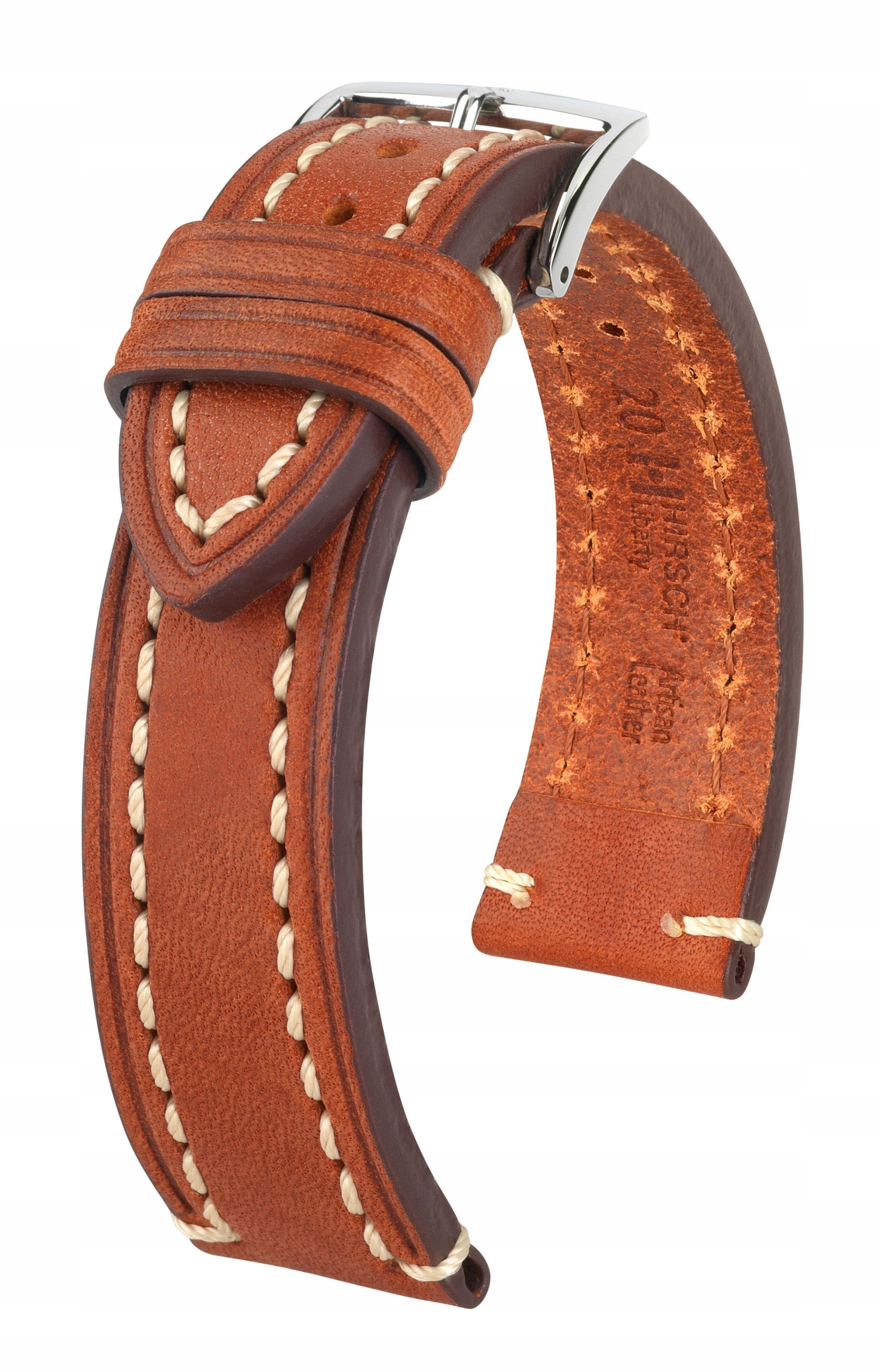 Pásek Na Hodinky Hirsch Liberty Zlatý Bronz 18 mm