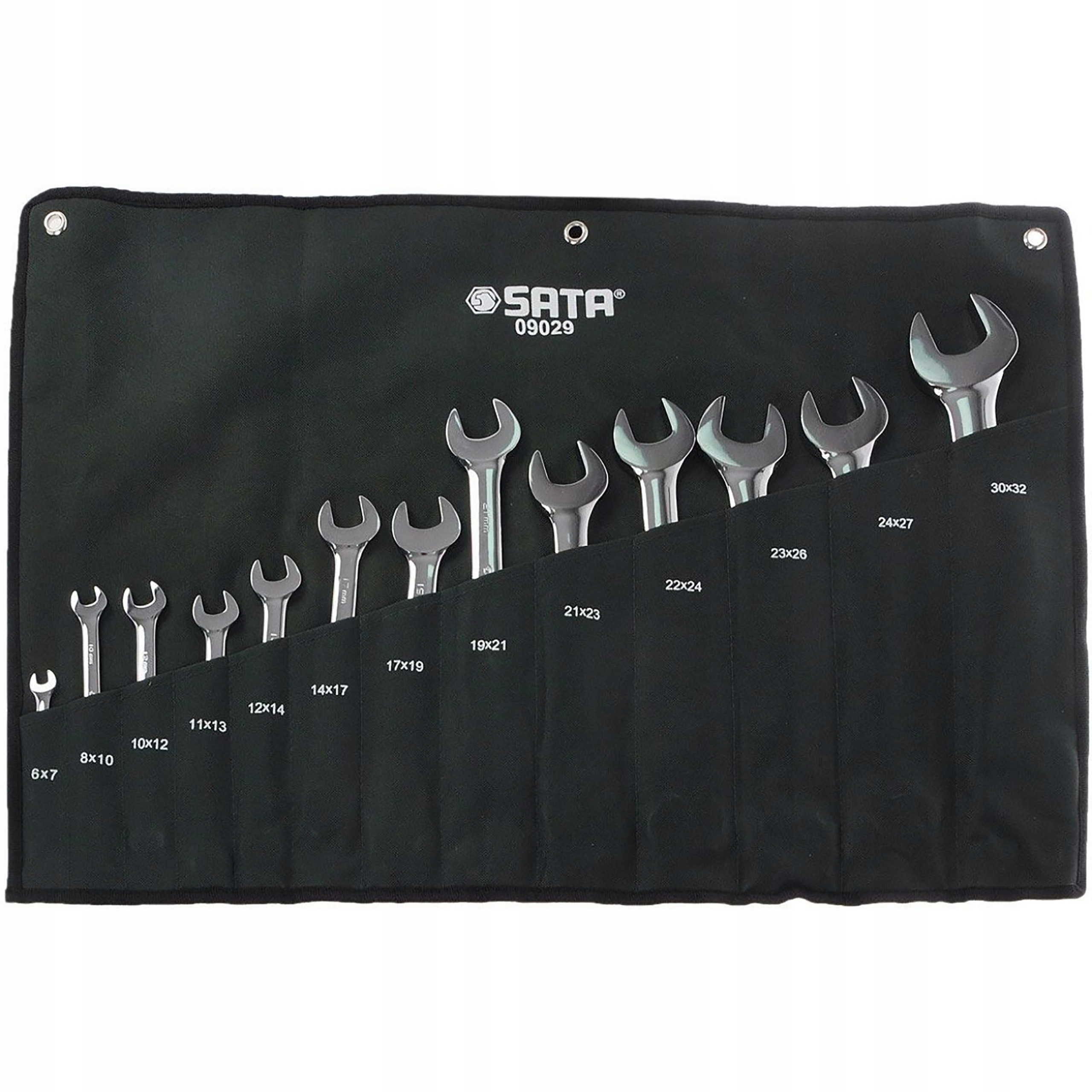 SATA ZESTAW 13 KLUCZY PLASKICH DWUSTRONNYCH 6 32MM