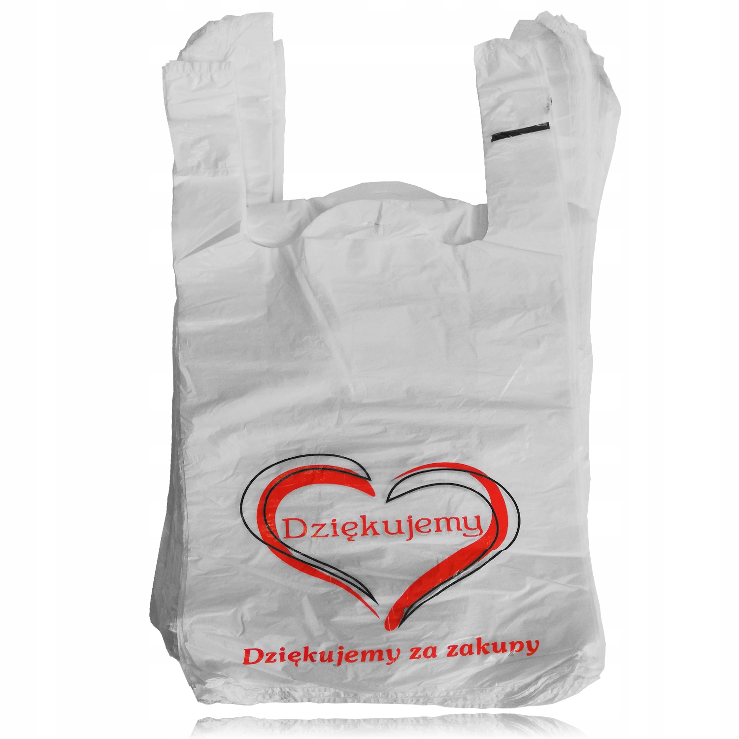 

Reklamówki Foliowe 30x55cm 10kg 100 szt Dziękujemy