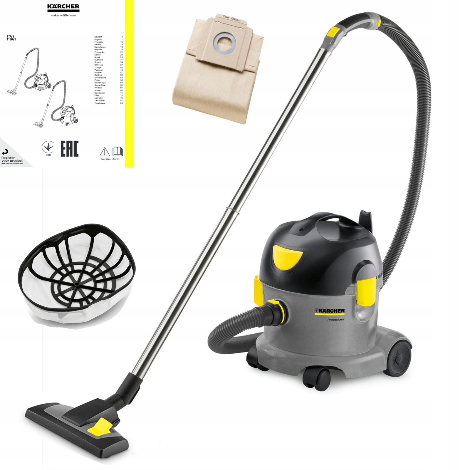 

Karcher T 10/1 Odkurzacz Profesjonalny Hotelowy +