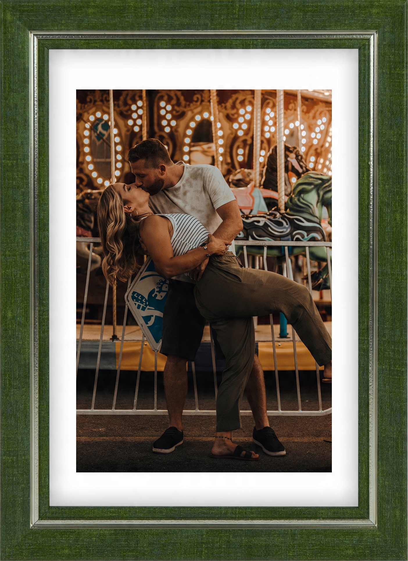 

Rama Na Zdjęcia Zielona Foto Ramka 10x15 CM