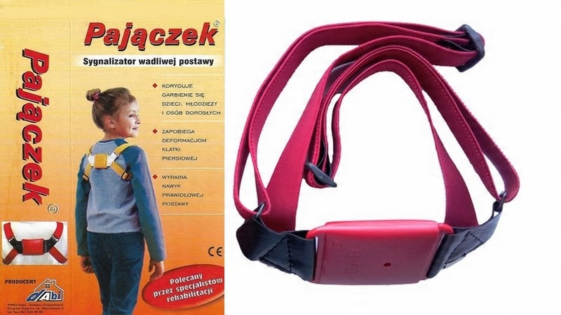 

Pajączek korektor sygnalizator wadliwej postawy