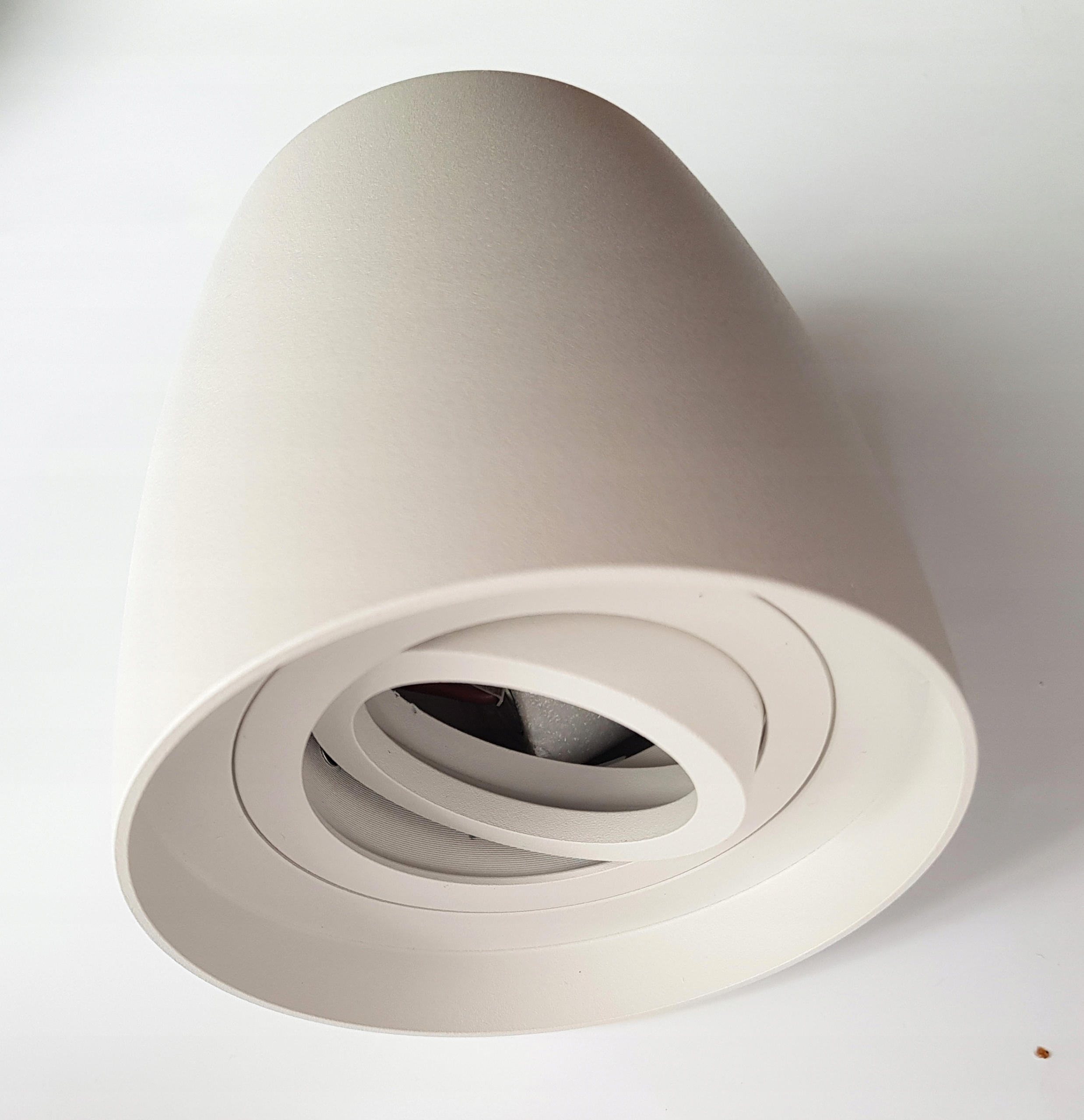 OPRAWA NATYNKOWA Spot TUBA LED GU10 Ruchoma BECZKA Maksymalna moc pojedynczego źródła światła 50 W