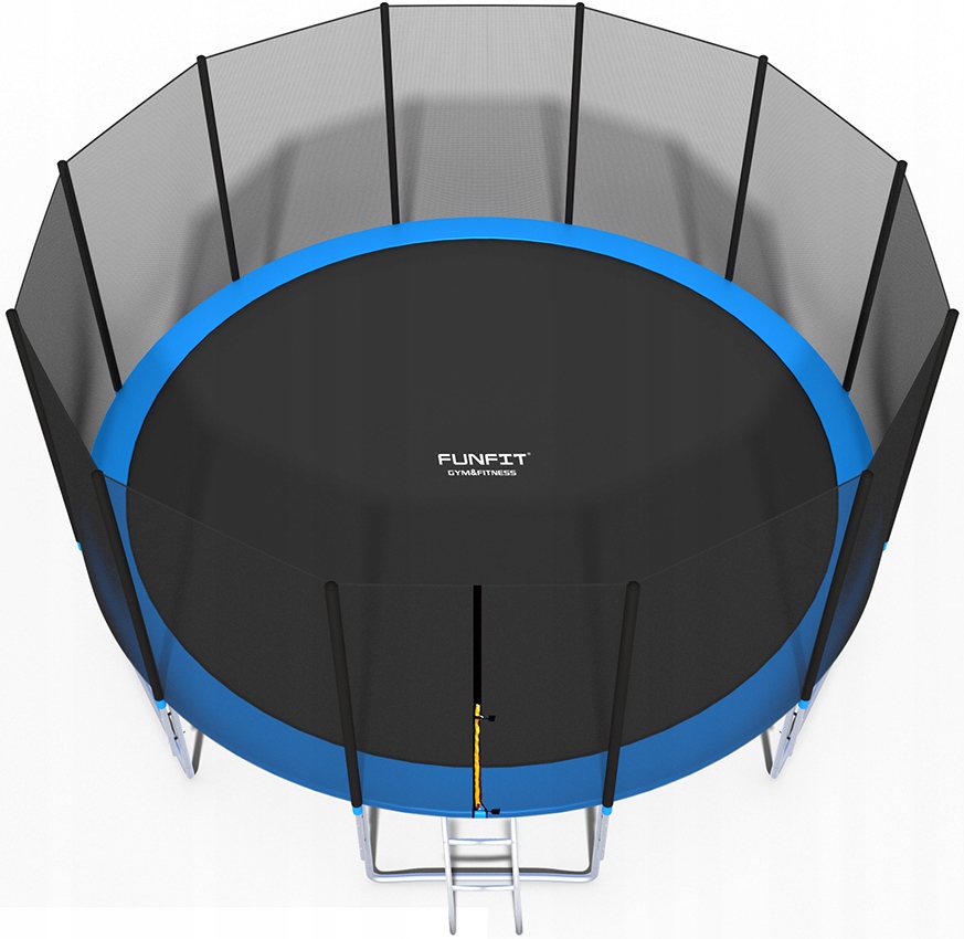 TRAMPOLINA OGRODOWA 490CM Z SIATKĄ DRABINKA FUNFIT Marka Funfit