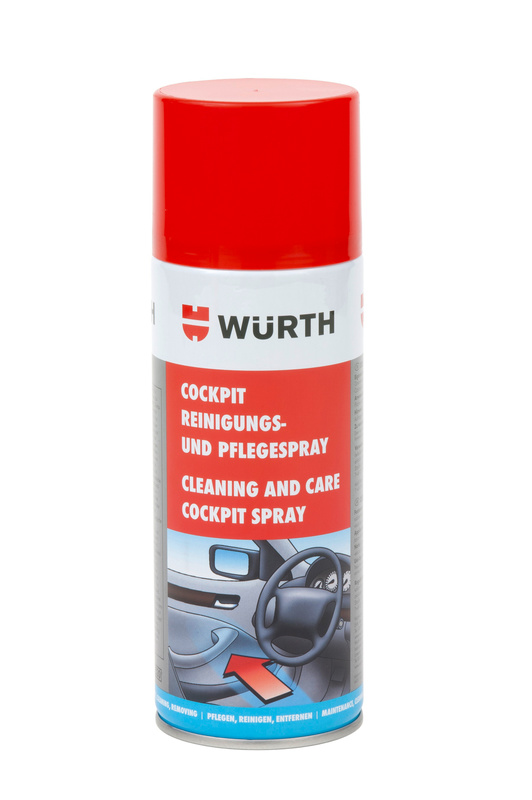 Preparat do pielęgnacji wnętrz samochodowych kokpitu Wurth 400ml