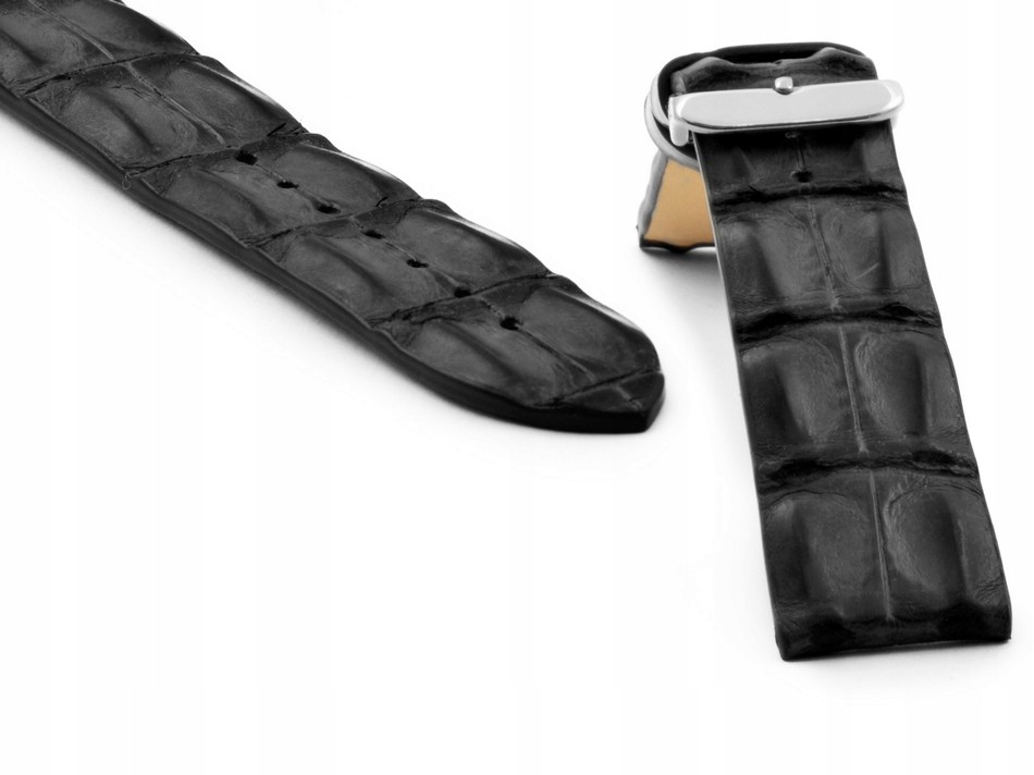 Kůže Aligátora Louisiana Alligator Hr 22 Černá
