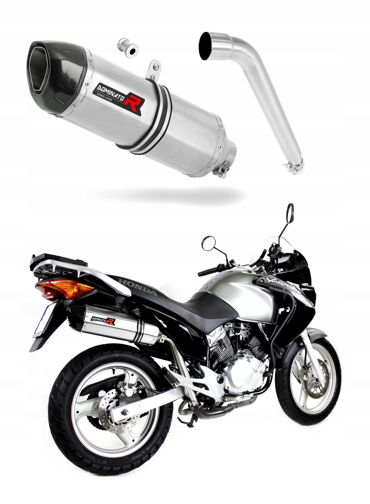 HO088DF - вихлоп DOMINATOR HP1 XL 125 V VARADERO 07-12