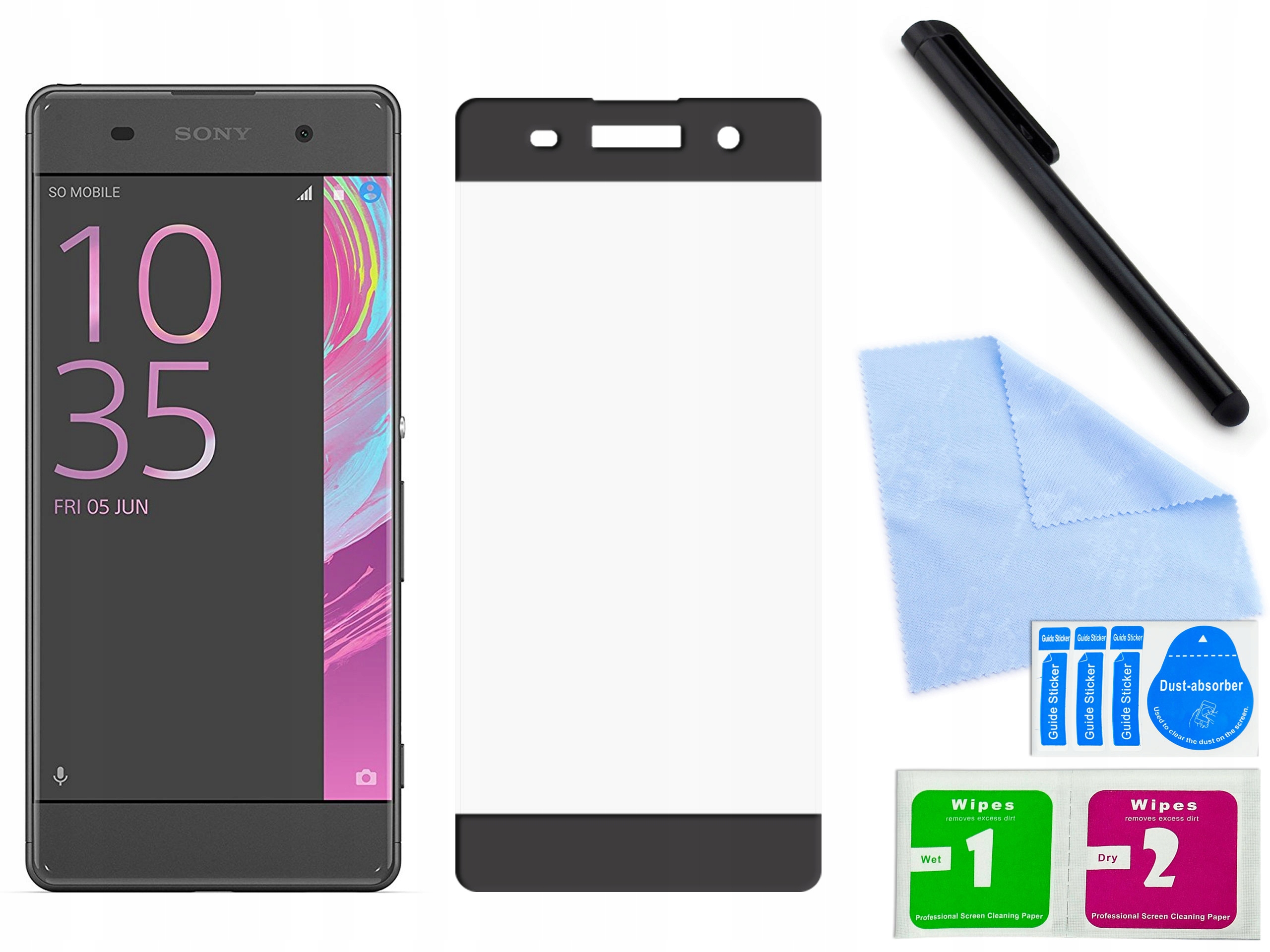 

Szkło hartowane 3D, do Sony Xperia Xa Czarne