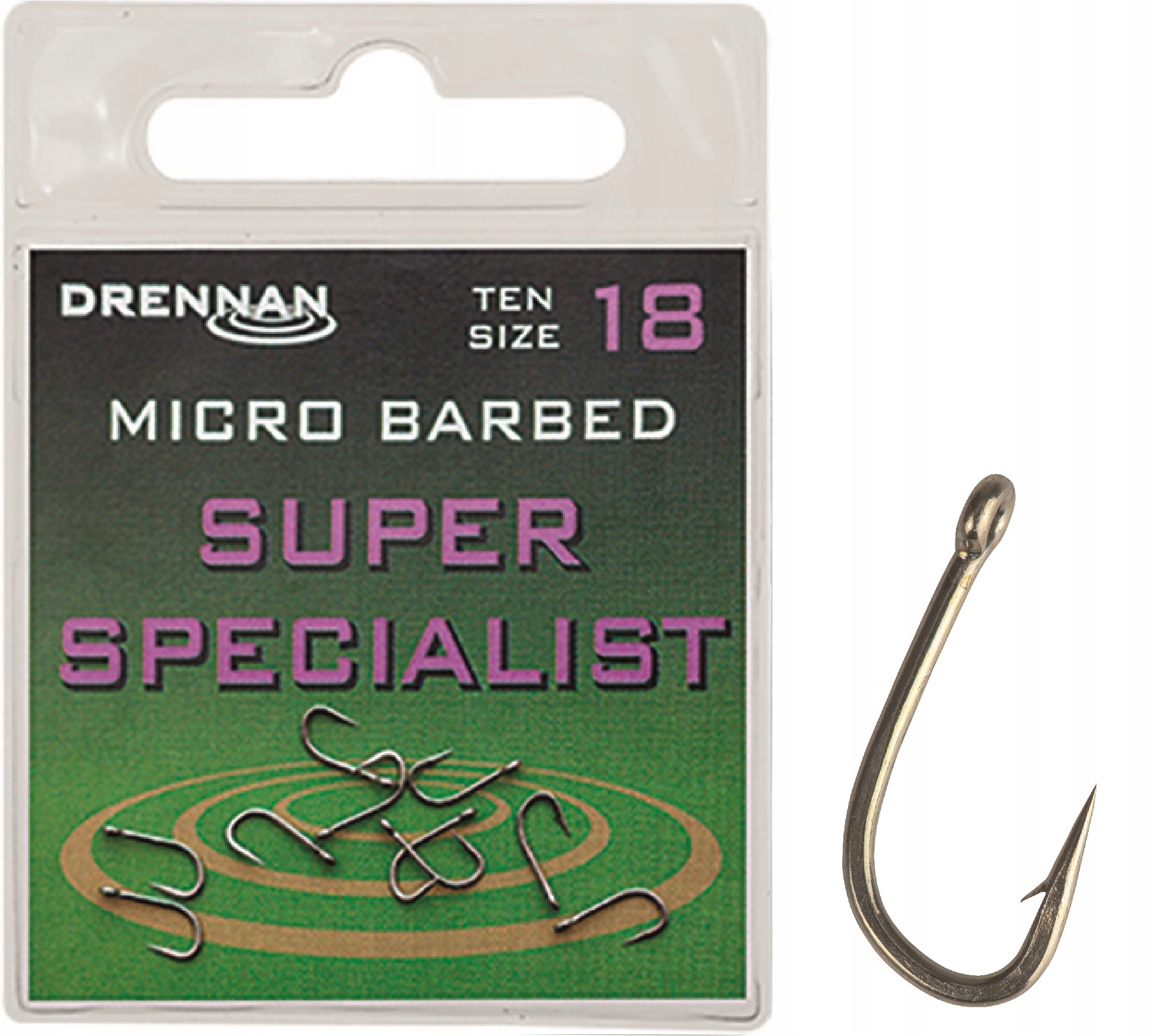 

Haki Haczyki Super Specialist nr 10 szt 10 Drennan