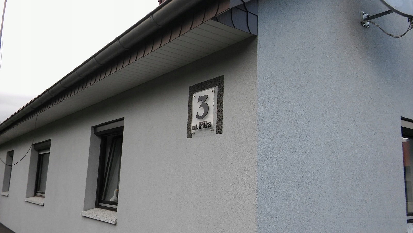 Numer domu 3D, tabliczka adresowa 3D Szerokość produktu 0 cm