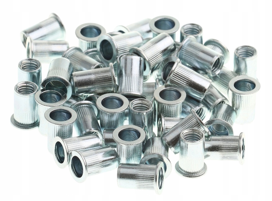 

Nitonakrętki M10 Stalowe Walcowe Kołnierz 50 sztuk