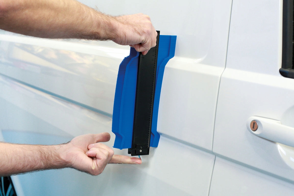 Przyrzad do profilowania karoserii desek podlog Producent code 7643