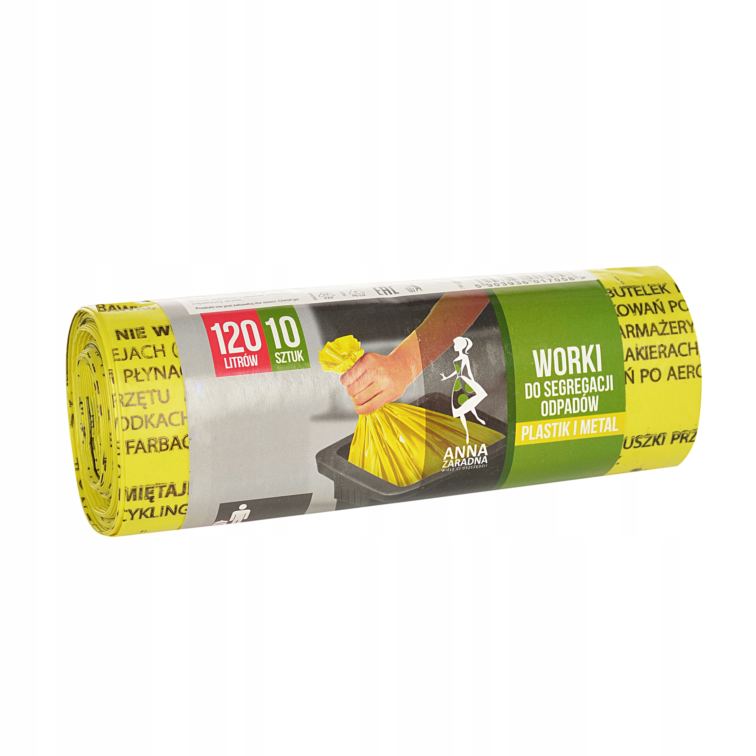 

Worki Na Śmieci Do Segregacji Plastik I Metal 120L