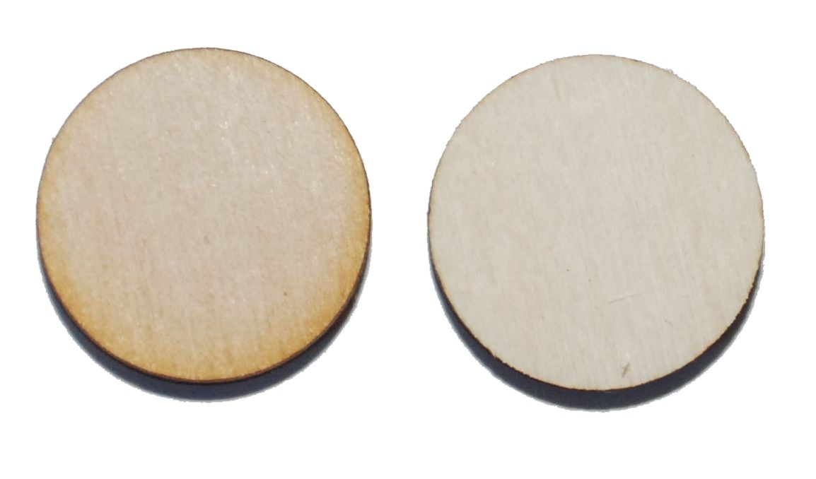 Kółko kółka drewniane 50mm 5cm 100szt Decoupage