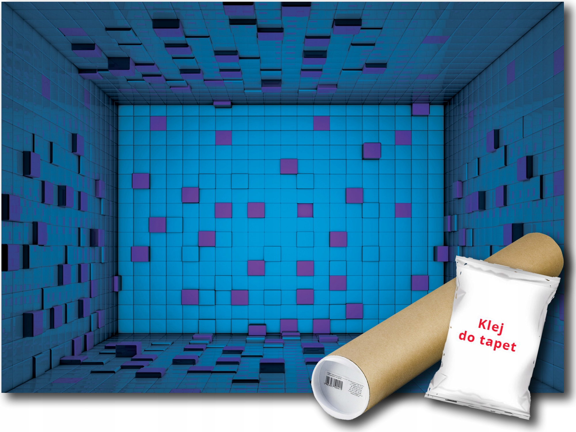 Fototapeta Čtverec Vzor 3D 10B V4 254x184 F2580