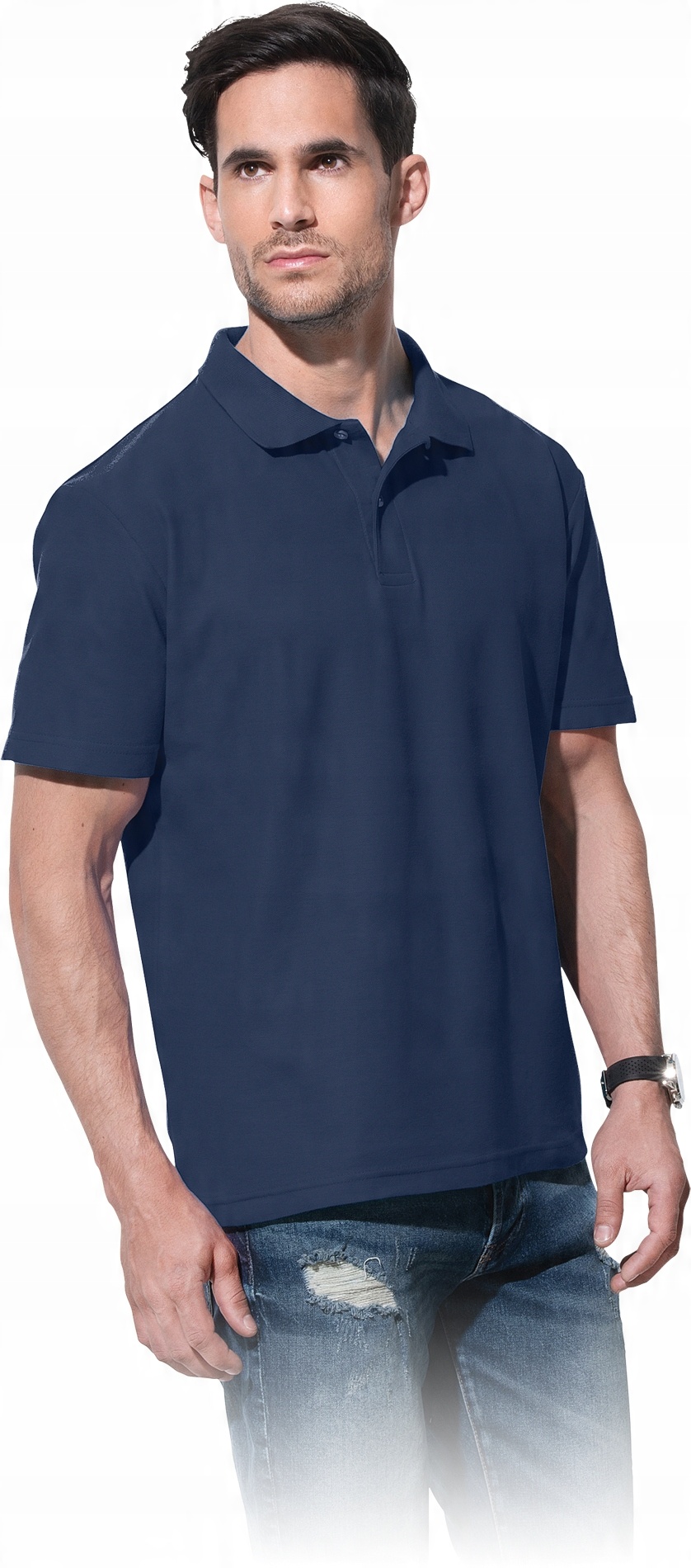 

Polo męskie bawełniane Stedman ST3000 Nav r 2XL