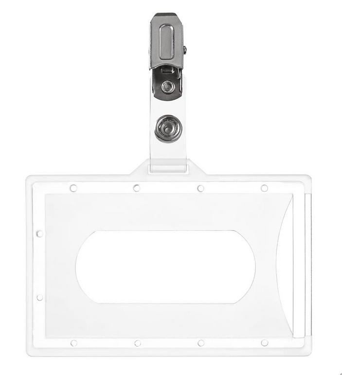 

Identyfikator holder z klipsem Argo 90×56 mm