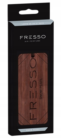 

Fresso Drewniana Zawieszka Car Zapach Snow Pearl