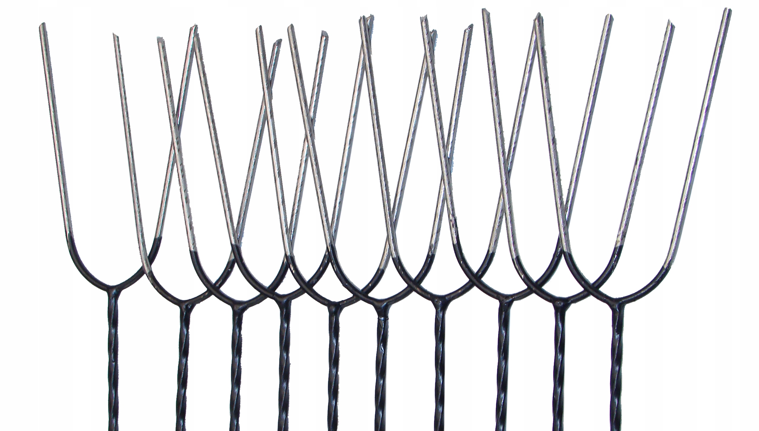 Widełki na ognisko końcówka nierdzewna 150cm 10szt