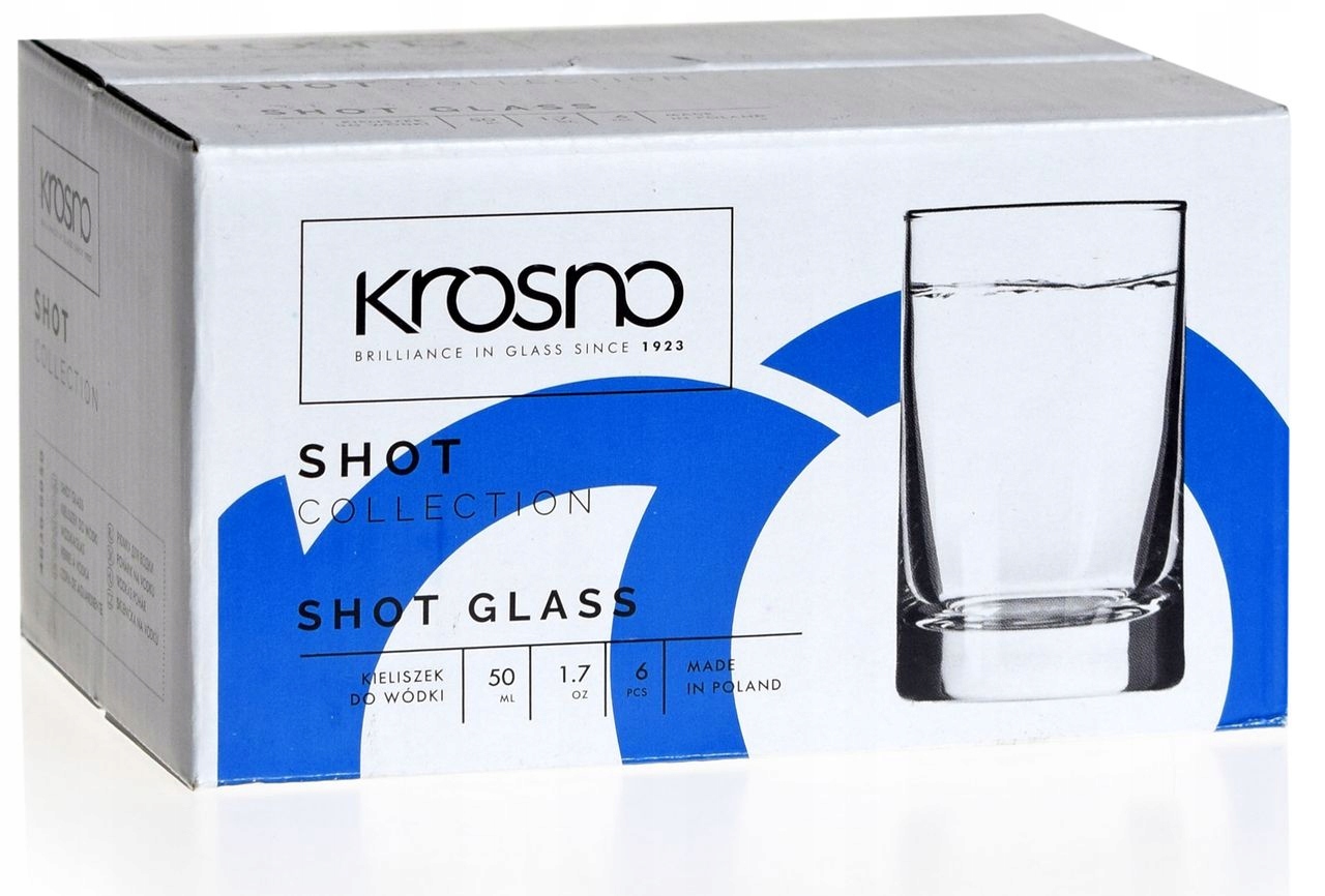 

Proste kieliszki do wódki shotów Krosno Shot 50 ml