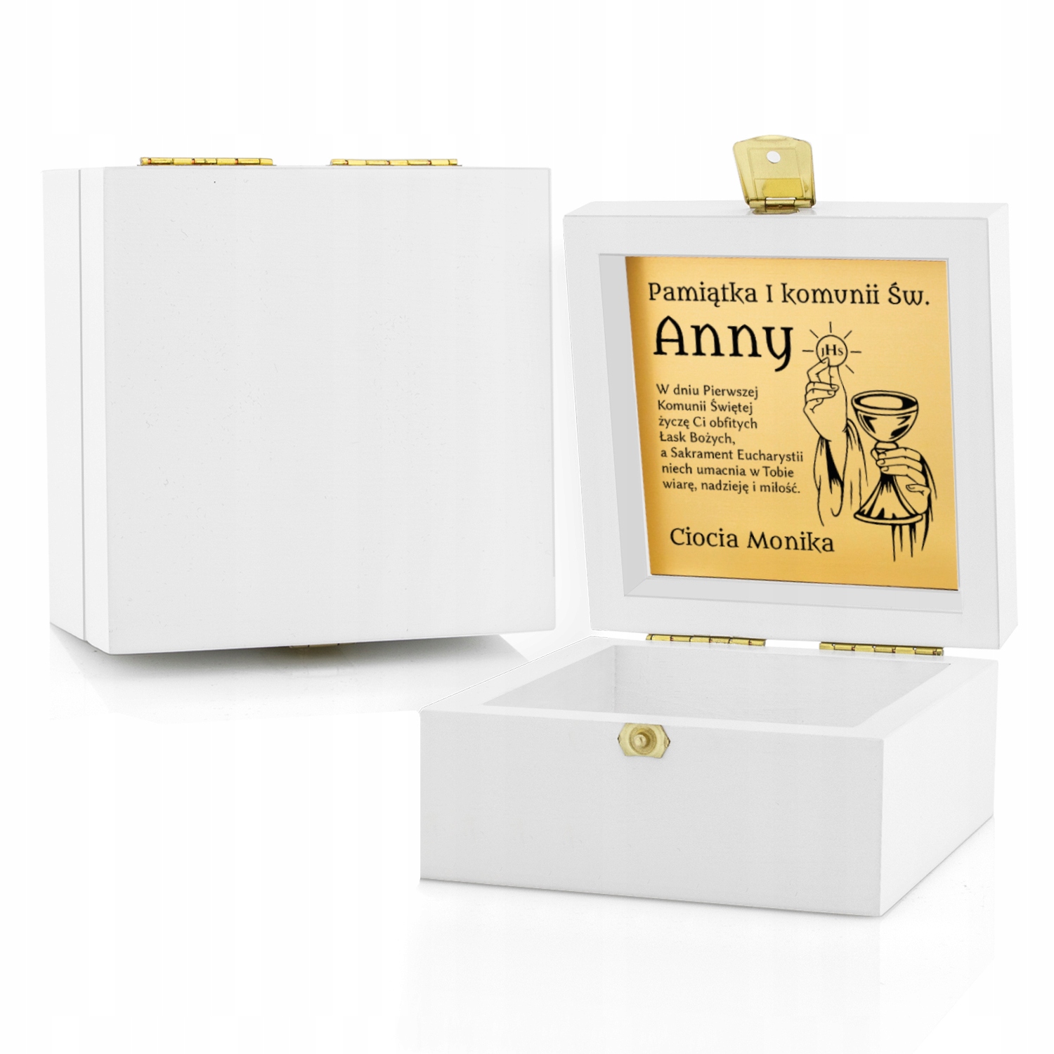 

Pudełko szkatułka na biżuterię Grawer