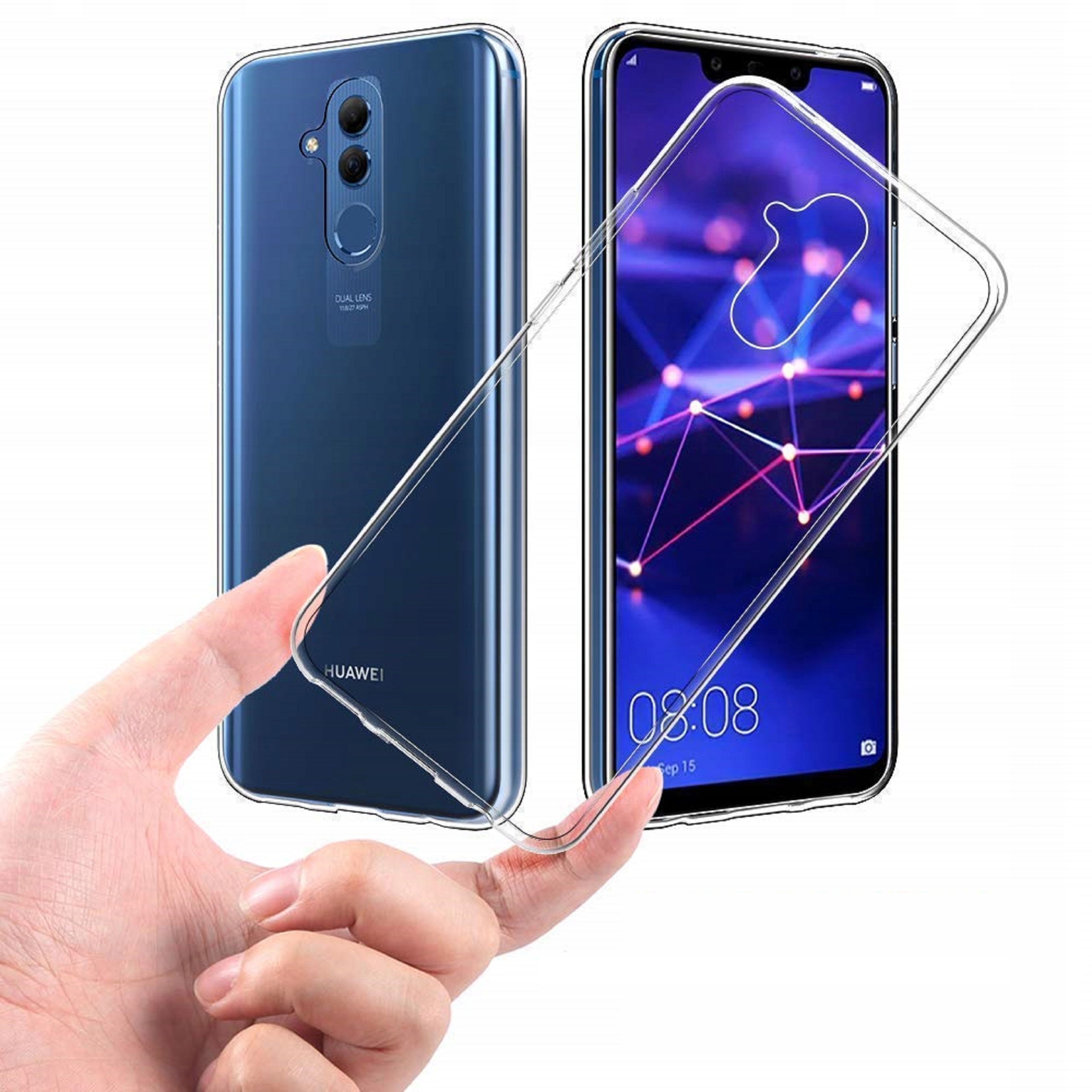 Etui Slim CASE + Szkło 9H do Huawei Mate 20 Lite Dedykowany model Mate 20 Lite
