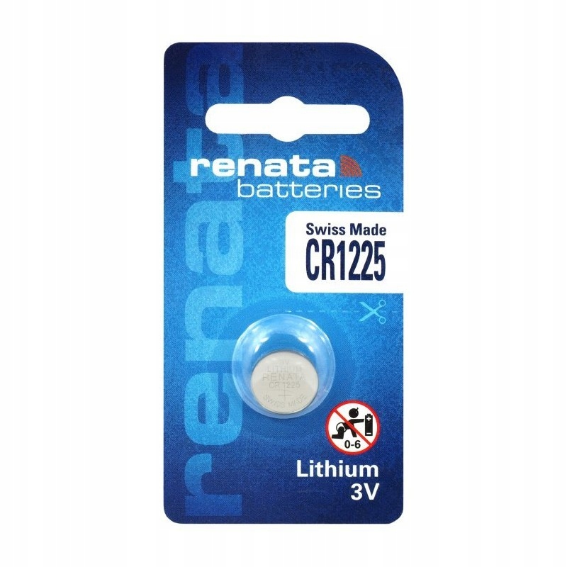 

Bateria litowa Renata 3V Cr 1225 --- 1 sztuka