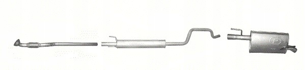 Глушители в сборе Opel Meriva а / м1,4 04-10р.