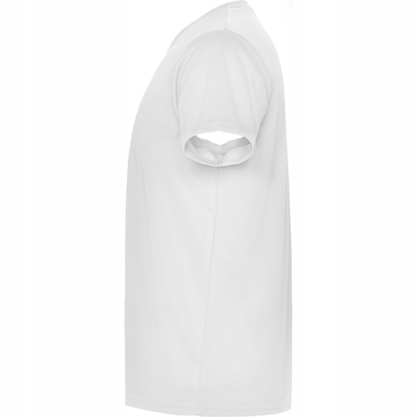 T-shirt sportowy koszulka biała XL Dekolt okrągły