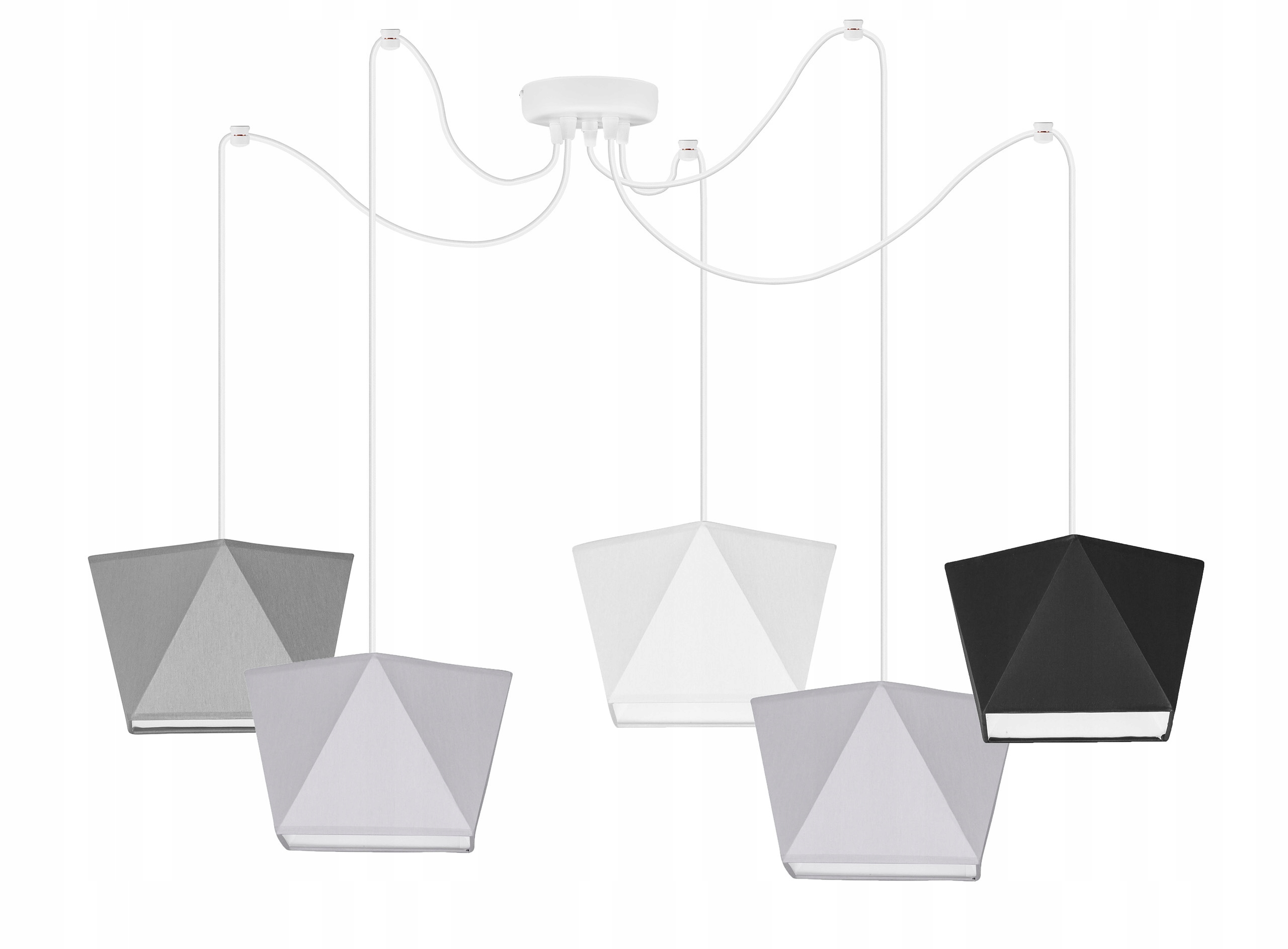 

Lampa Wisząca Sufitowa Żyrandol Loft Abażur Pająk