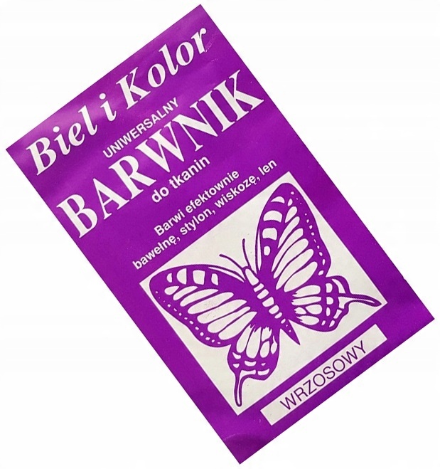 

Barwnik do Tkanin Bawełny Lnu Stylonu Wrzosowy