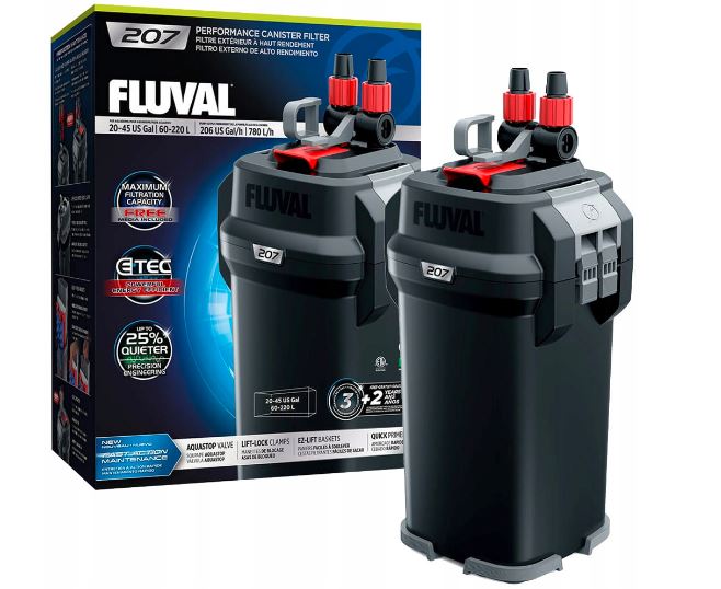 

Hagen Fluval 207 Filtr Zewnętrzny 60-220l 780l/h