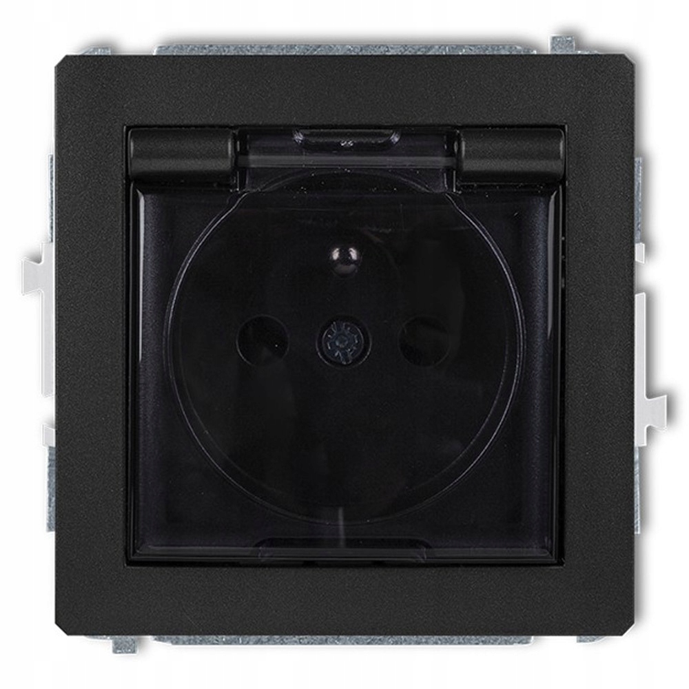 

Karlik Deco Gniazdo Klapka Dymna Czarne 12DGPB-1zd