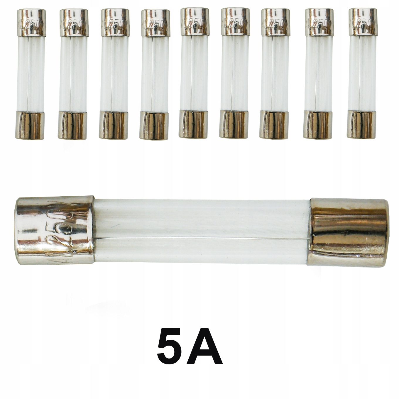 

Bezpiecznik szklany Wta 5A 30mm 10szt led