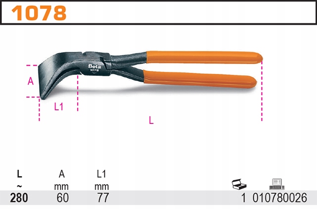 SZCZYPCE BLACH WYGIETE RAMIONA PCW 280MM BETA 1078 Mark Beta