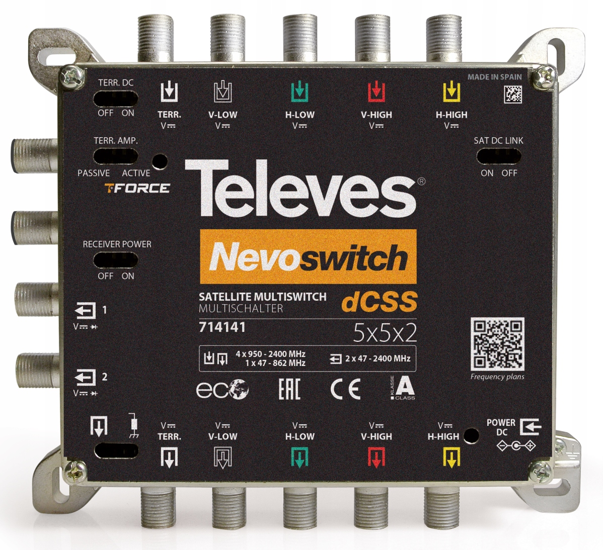 Multiswitch Televes Unicable 5 wejść dCSS 714141
