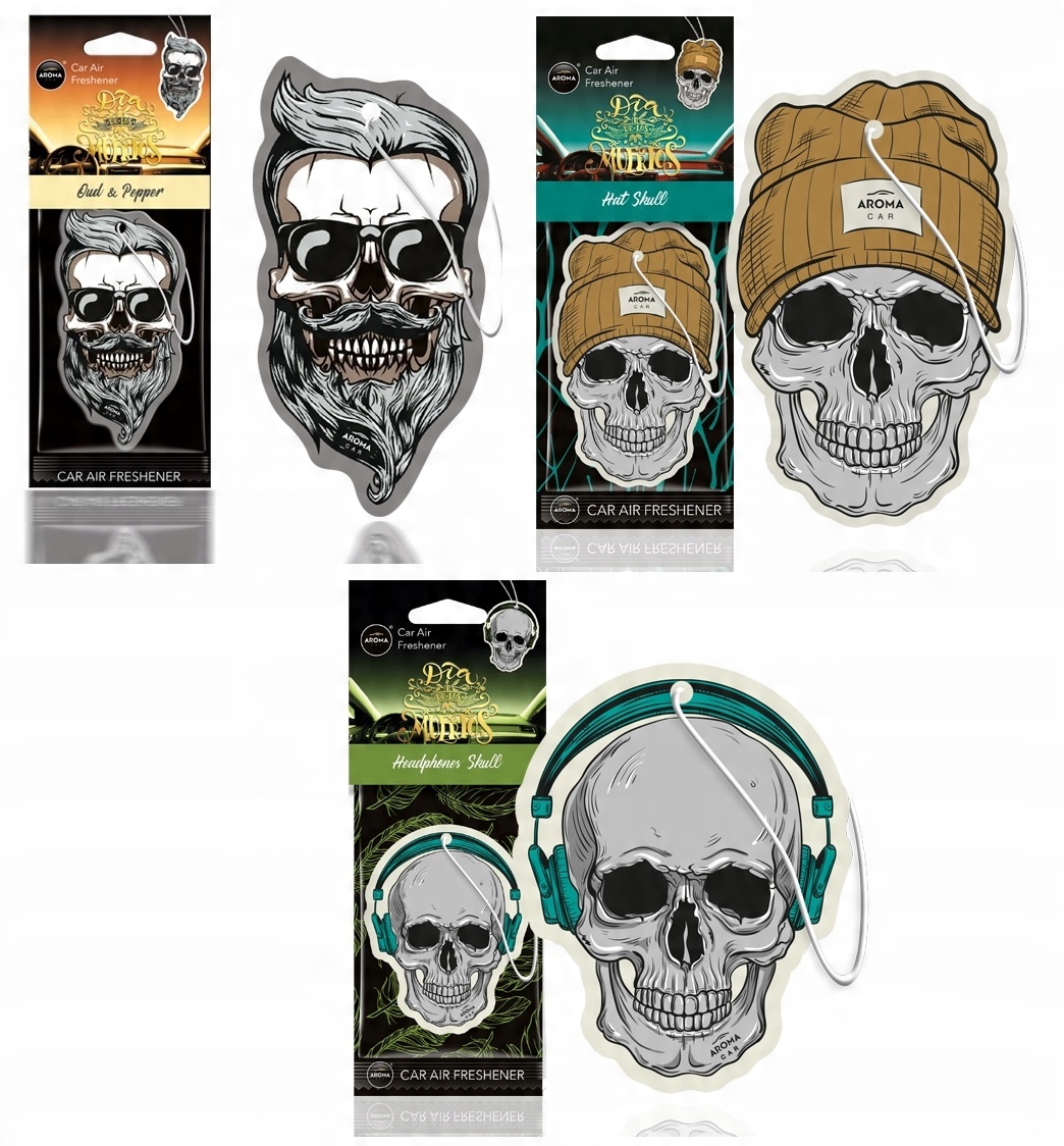 

Zapach samochodowy Aroma Muertos Skull 3x choinka