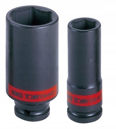 NASADKI UDAROWE DŁUGIE 1/2 CALOWE 6 kąt KING TONY Kod producenta 4416SP