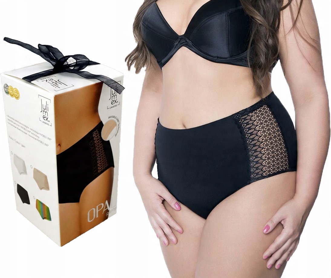 

Opal Majtki Bezszwowe figi Julimex wysoki stan XXL