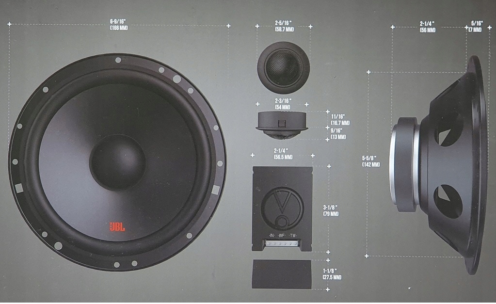 JBL Stage2 604C Ford C-MAX KUGA 1 FOCUS MK2 TYŁ Kod producenta STAGE2 604C