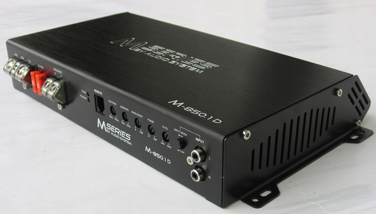 AUDIO SYSTEM M 850.1D 850W RMS - PETARDA DO BASU Model M 850.1d